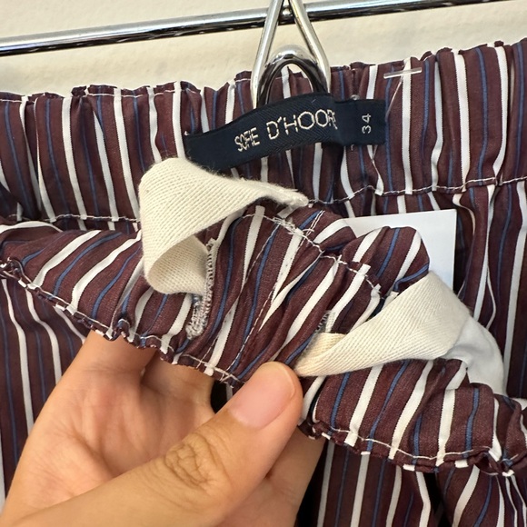 Sofie D’Hoore Striped Purple Pants with Pockets - Picture 6 of 8